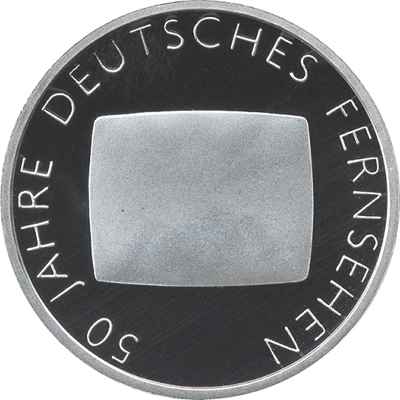 Deutschland 10 Euro 2002 Fernsehen PP 