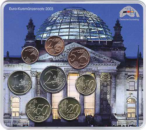 A-032 Euro-KMS 2003 A Bundestag III 