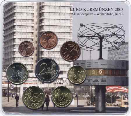 A-029 Euro-KMS 2003 A Historische Motive: Alexanderplatz 