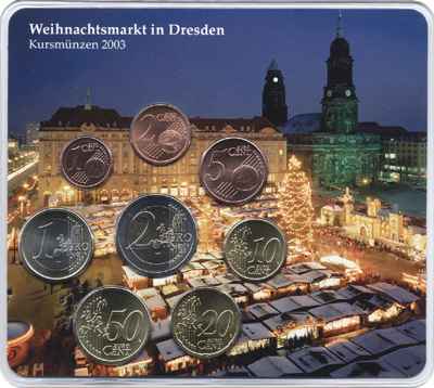A-049 Euro-KMS 2003 A Weihnachtsmarkt in Dresden 