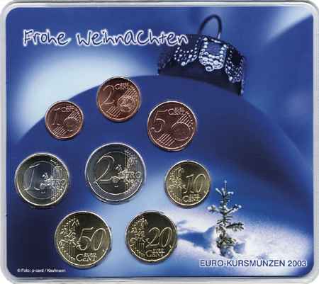 A-033 Euro-KMS 2003 A Frohe Weihnachten 