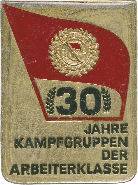 Jubiläumsabzeichen 30 Jahre Kampfgruppen 
