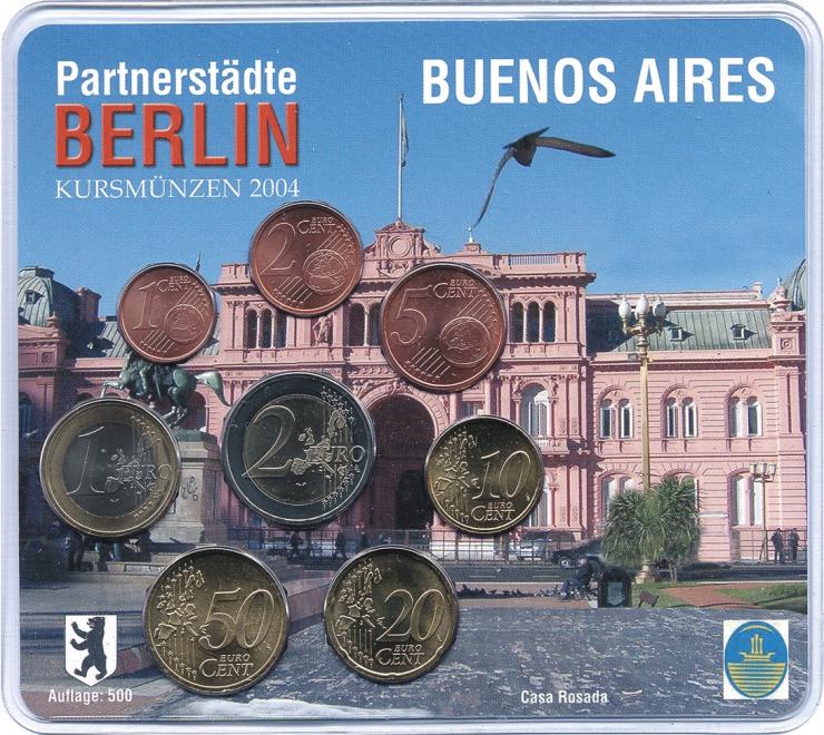A-149 Euro-KMS 2004 Partnerstädte Buenos Aires - Berlin 