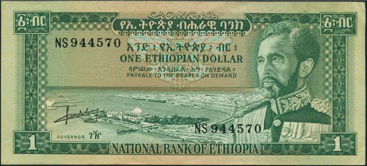 Äthiopien / Ethiopia P.25 1 Dollar (1966) (1/1-) 