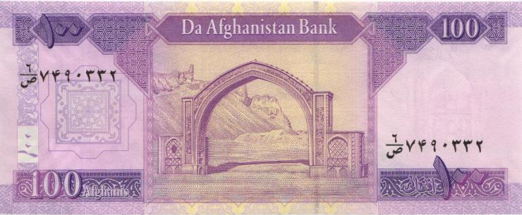 Afghanistan P.75a 100 Afghanis 2008 (1) 