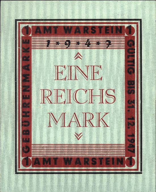 Amt Warstein 1 Reichsmark 1947 (1) 