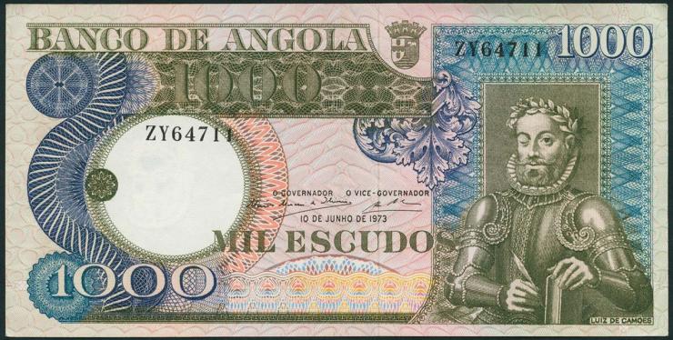 Angola P.108 1000 Escudos 1973 (2) Ersatznote 