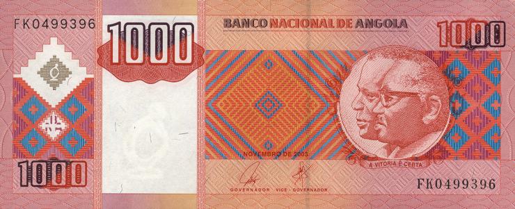 Angola P.150a 1000 Kwanzas 2003 (1) 