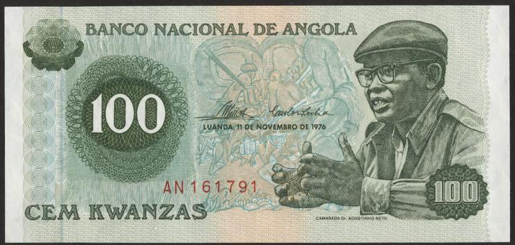 Angola P.111 100 Kwanzas 1976 (1) 