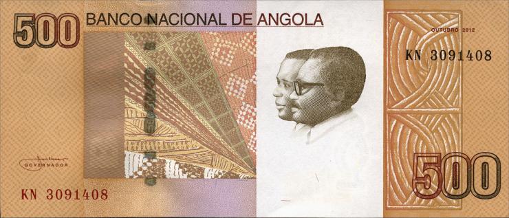 Angola P.155 500 Kwanzas 2012 (1) 