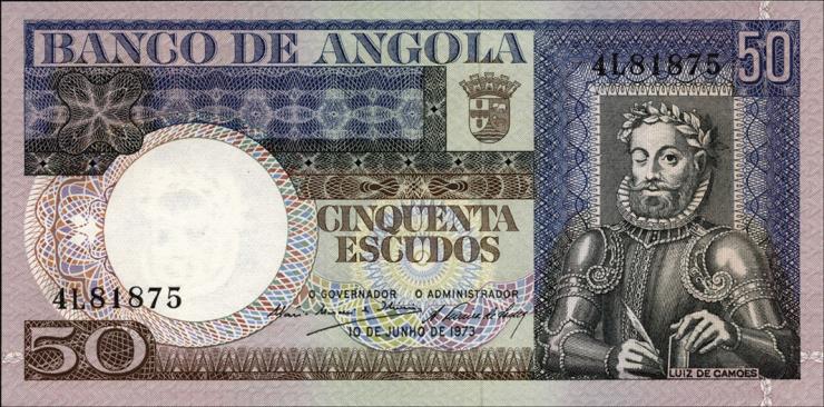 Angola P.105 50 Escudos 1973 (1) 