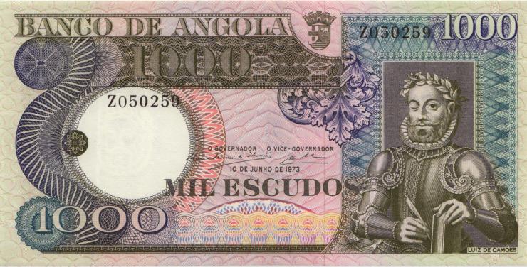 Angola P.108 1.000 Escudos 1973 (1) 