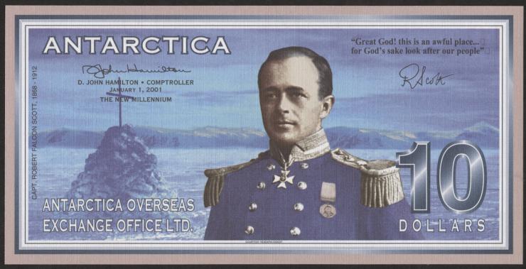 Antarctica 10 Dollars 2001 (1) 