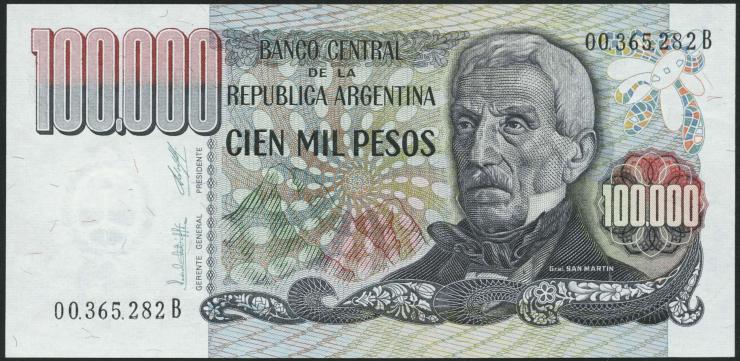 Argentinien / Argentina P.308b 100.000 Pesos (1979-83) (1) 