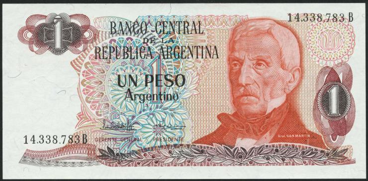 Argentinien / Argentina P.311 1 Argentino (1983-84) (1) U.2 