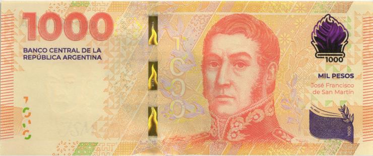 Argentinien / Argentina P.367 1000 Pesos (2023) (1) 