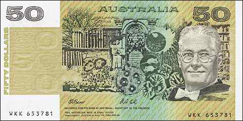Australien / Australia P.47h 50 Dollars (1991) 