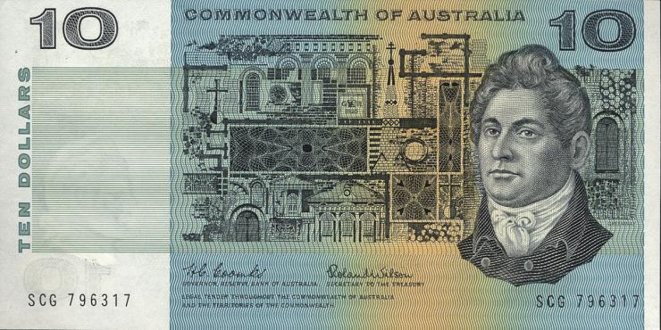 Australien / Australia P.40a 10 Dollars (1966) (1) 