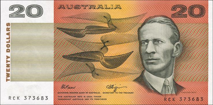 Australien / Australia P.46g 20 Dollars (1989) (1) 