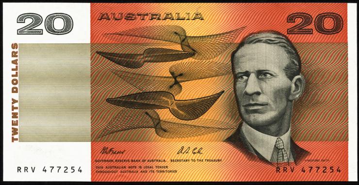 Australien / Australia P.46h 20 Dollars (1991) (1) 