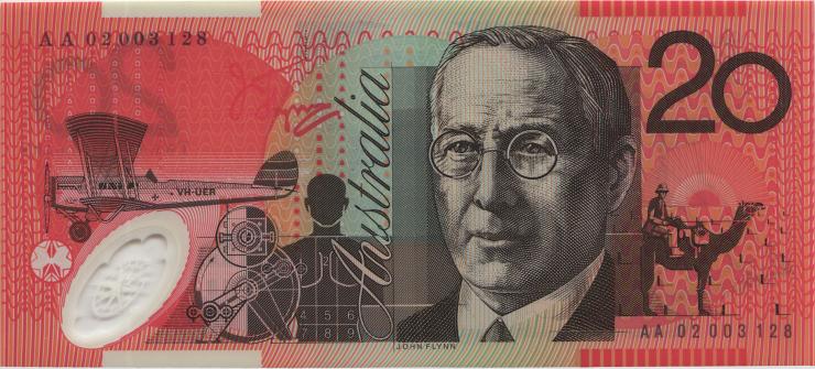Australien / Australia P.59a 20 Dollars (20)02 Polymer (1) 