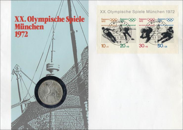 B-0001.a • Olymp. Spiele München 1972 >Bonn 