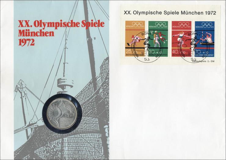 B-0002.a • Olymp. Spiele München 1972 >Bonn 