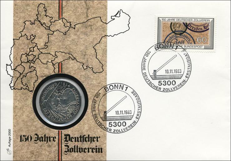 B-0045 • 150 Jahre Zollverein >Borek-Erstausgabe 