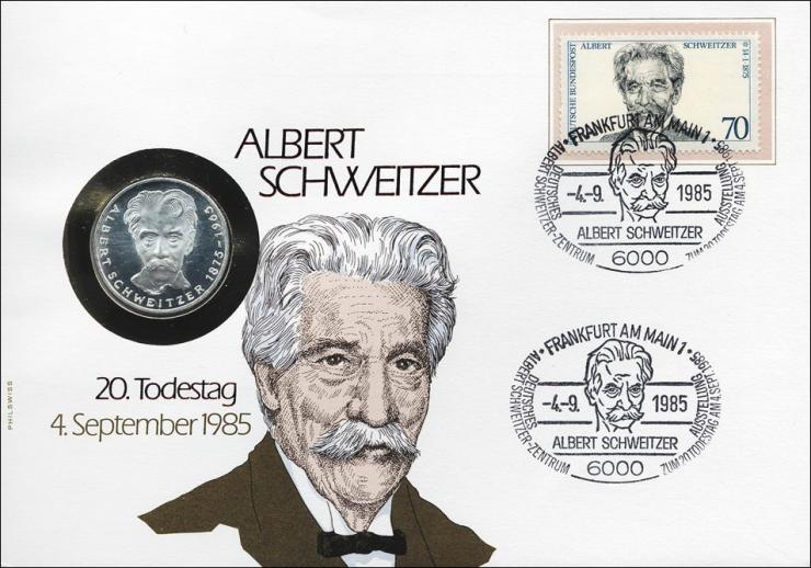 B-0066 • Albert Schweitzer - 20.Todestag 