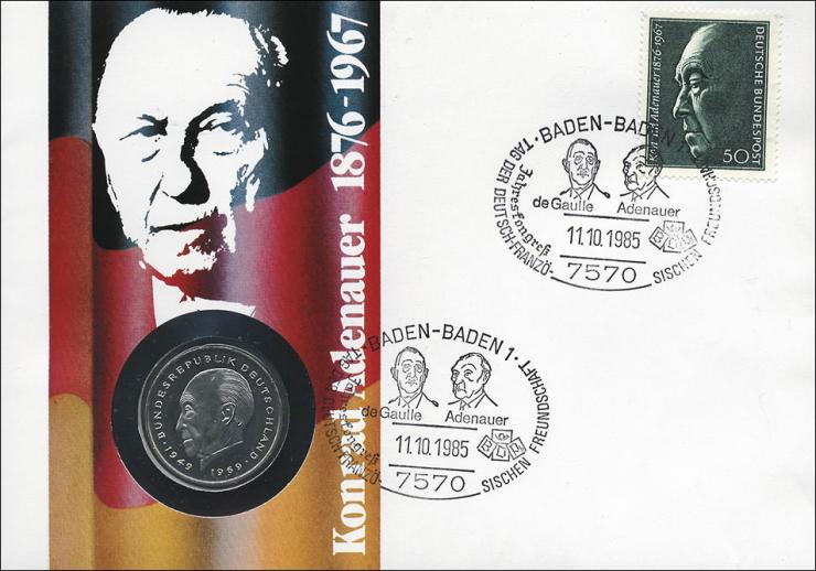 B-0070 • Konrad Adenauer 1867-1976 >Erstausgabe 