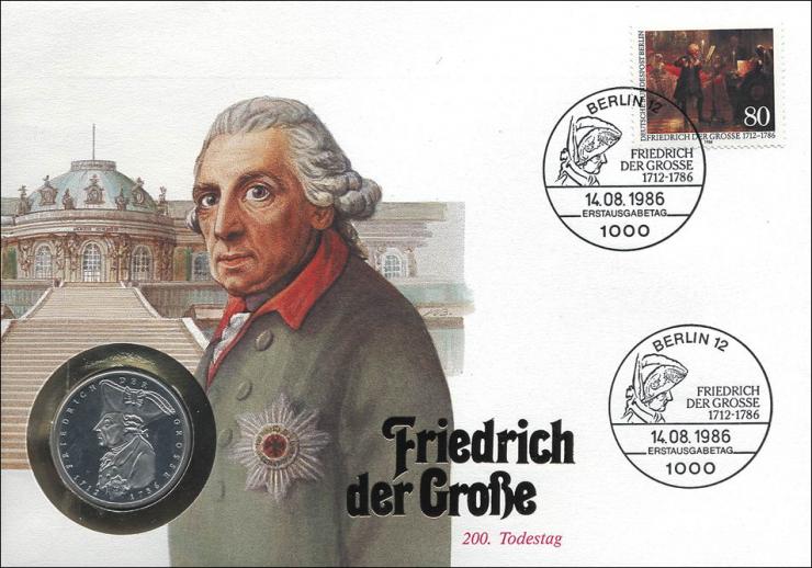 B-0097 • Friedrich d. Große, 200.Todestag 