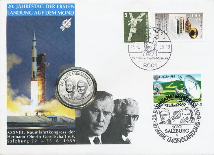 B-0259.b • 20 Jahre Mondlandung - Oberth / von Braun 