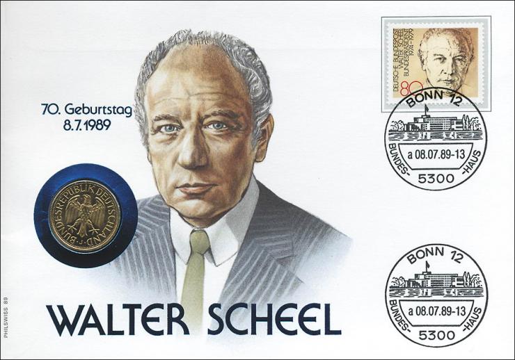 B-0264 • Walter Scheel - 70. Geburtstag 