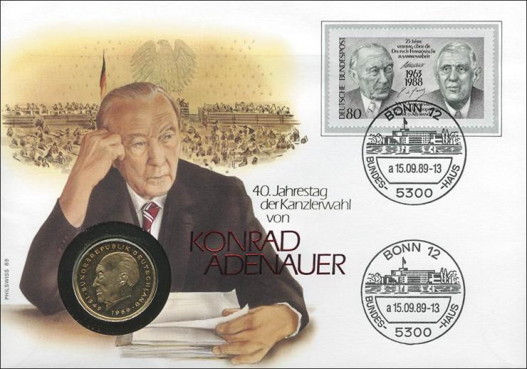 B-0277 • Konrad Adenauer - 40 J. Kanzlerwahl 