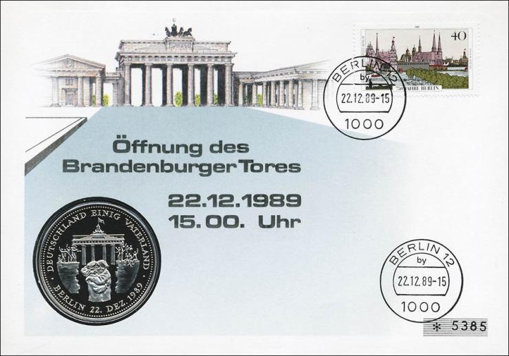 B-0293.a • Öffnung Brandenburger Tor >40 Pf.< 