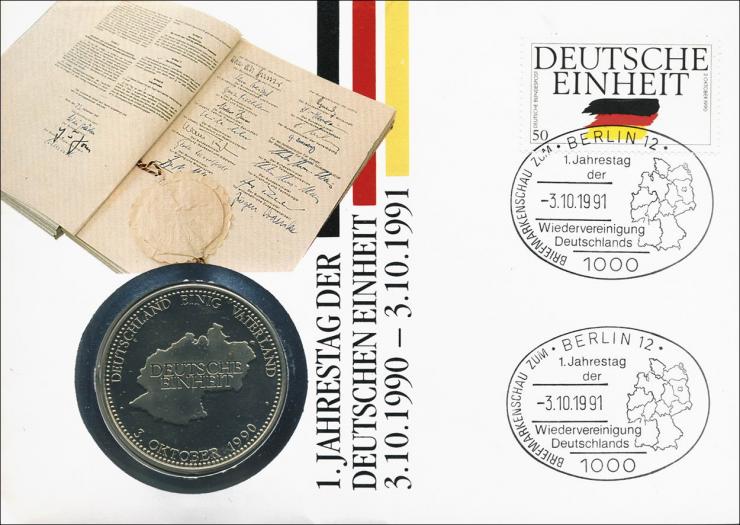 B-0447 • Deutsche Einheit, 1.Jahrestag 