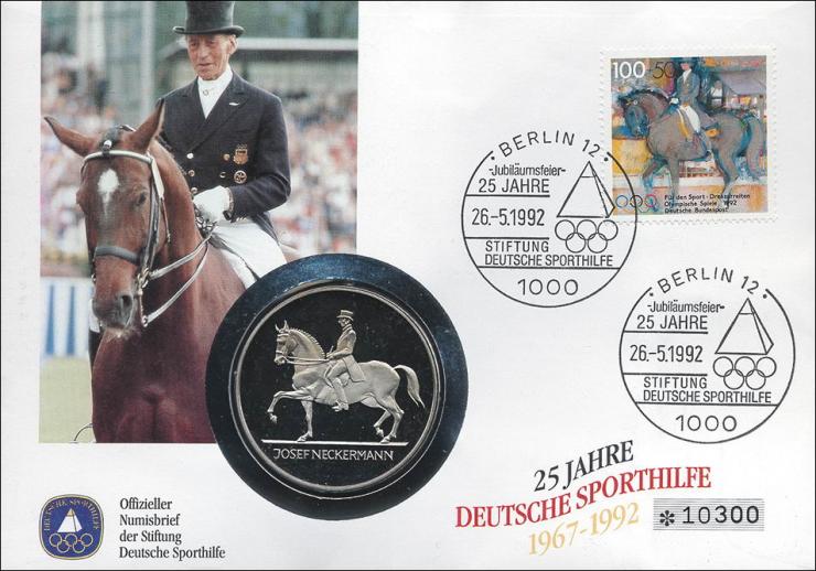 B-0515 • Josef Neckermann Deutsche Sporthilfe 1967 - 1992 