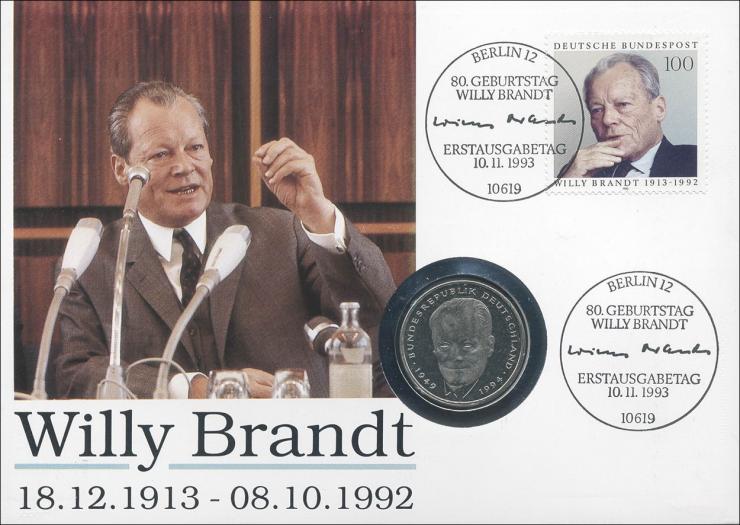 B-0678 • Willy Brandt 18.12.1913 - 8.10.1992 