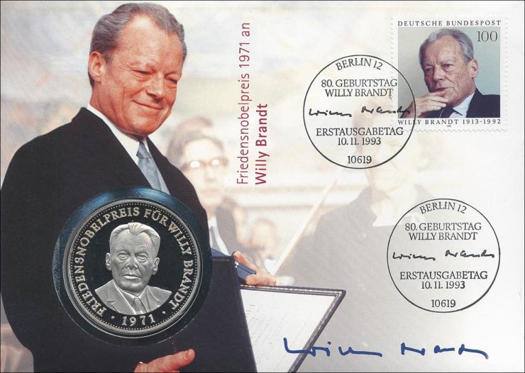 B-0679 • Willy Brandt - Friedensnobelpreis 