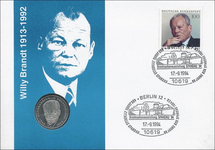 B-0782 • Willy Brandt 1913 - 1992 