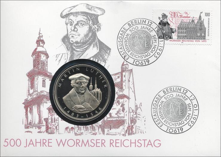 B-0801 • 500 Jahre Wormser Reichstag - Martin Luther 