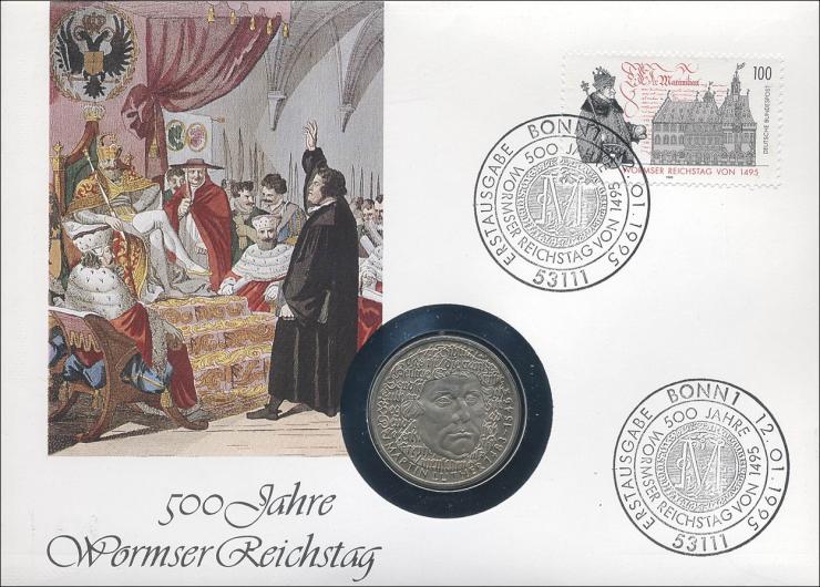 B-0802 • 500 Jahre Wormser Reichstag - Martin Luther 