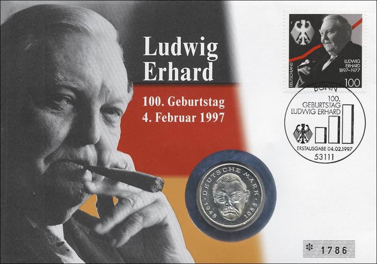 B-1012 • Ludwig Erhard - 100. Geburtstag 