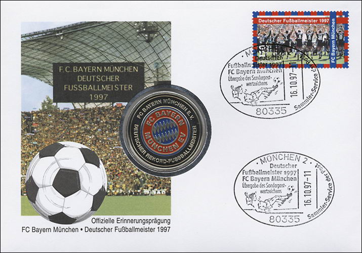 B-1084.a • Bayern München - Deutscher Meister 1997 