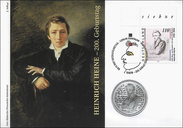 B-1090 • Heinrich Heine >2. Auflage ohne Rune< 