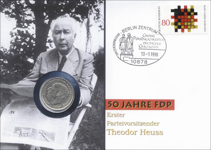 B-1105 • 50 Jahre FDP - Theodor Heuss 
