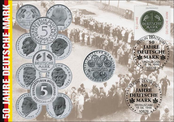 B-1159.a • 50 Jahre DM >Münzen der BRD< 