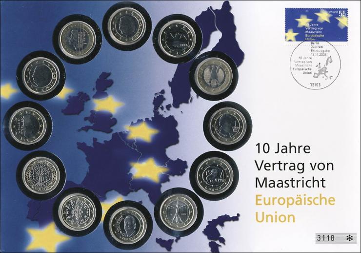 B-1529 • 10 Jahre Vertrag von Maastricht 