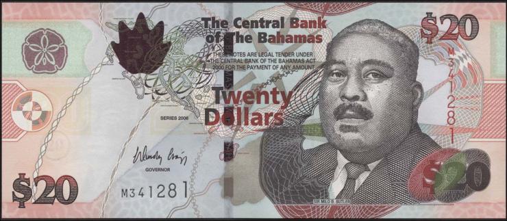 Bahamas P.74 20 Dollars 2006 (1) 