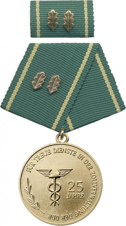 B.0218 Treue-Dienst-Medaille Zollverwaltung Gold 25 Jahre 